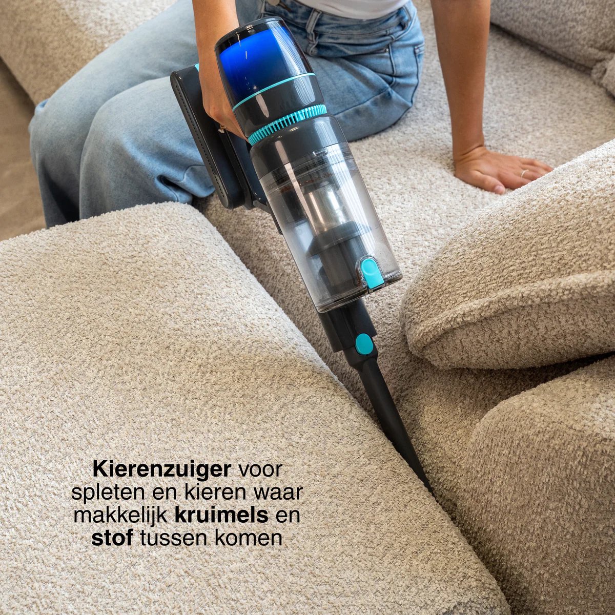 Achaté Steelstofzuiger PRO Draadloos met 4 Opzetstukken - afbeelding 3