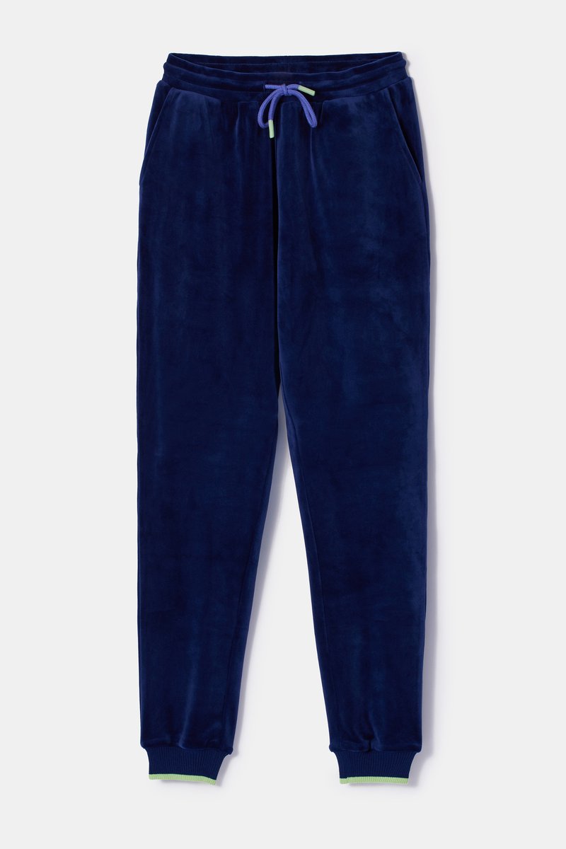 Woody 252-10-YPE-V/897-pyjama-3j donkerblauw