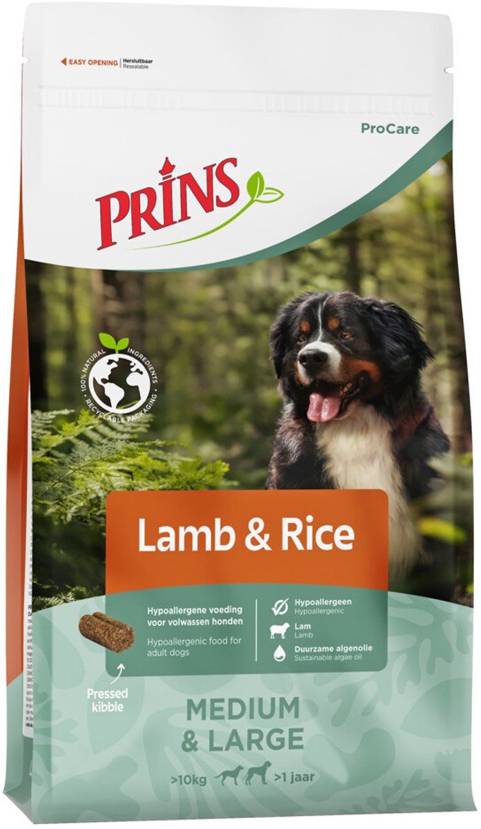 Prins - ProCare - Lam & Rijst - Hondenvoer - 3 x 3kg