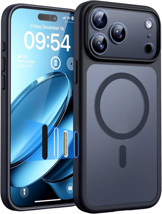 Geschikt voor Apple iPhone 17 Pro Max - Camera Control... - Bol