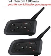 Interphone V4  - Motor communicatiesysteem - FM - 1200 Meter - 2 Stuk(s)