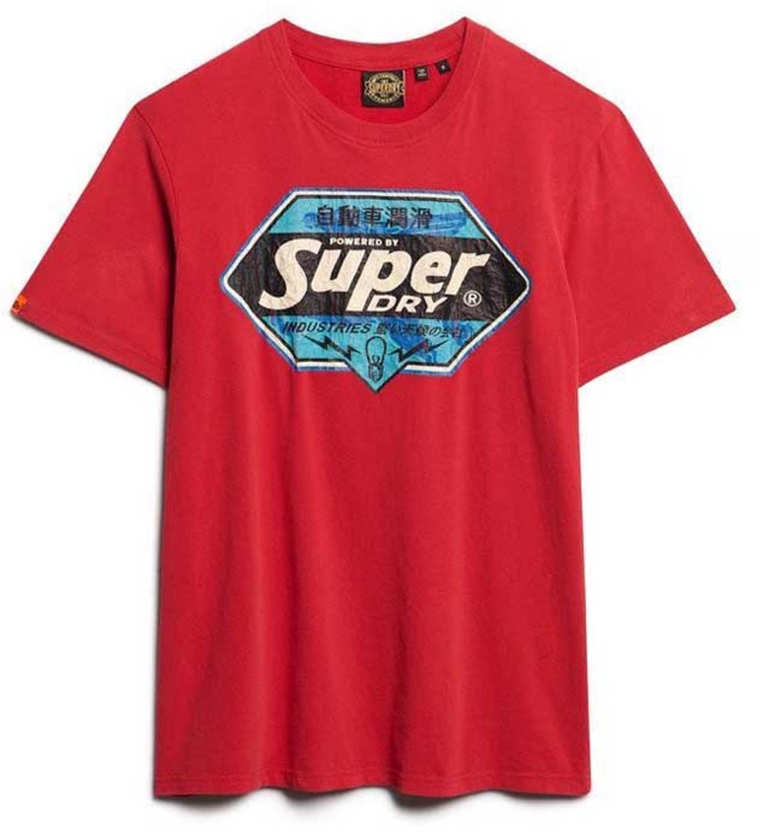 Superdry Gasoline Graphic Relaxed T-shirt Heren T-shirts Rood