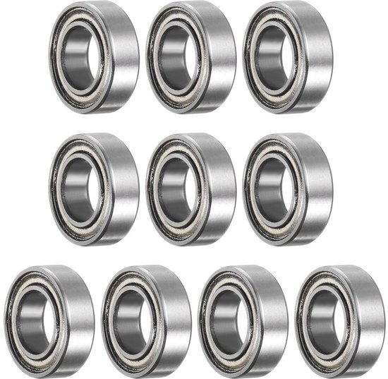 10 Stuks MR117ZZ Groefkogellagers 7x11x3 Mm - Precisie Dubbel Afgeschermd