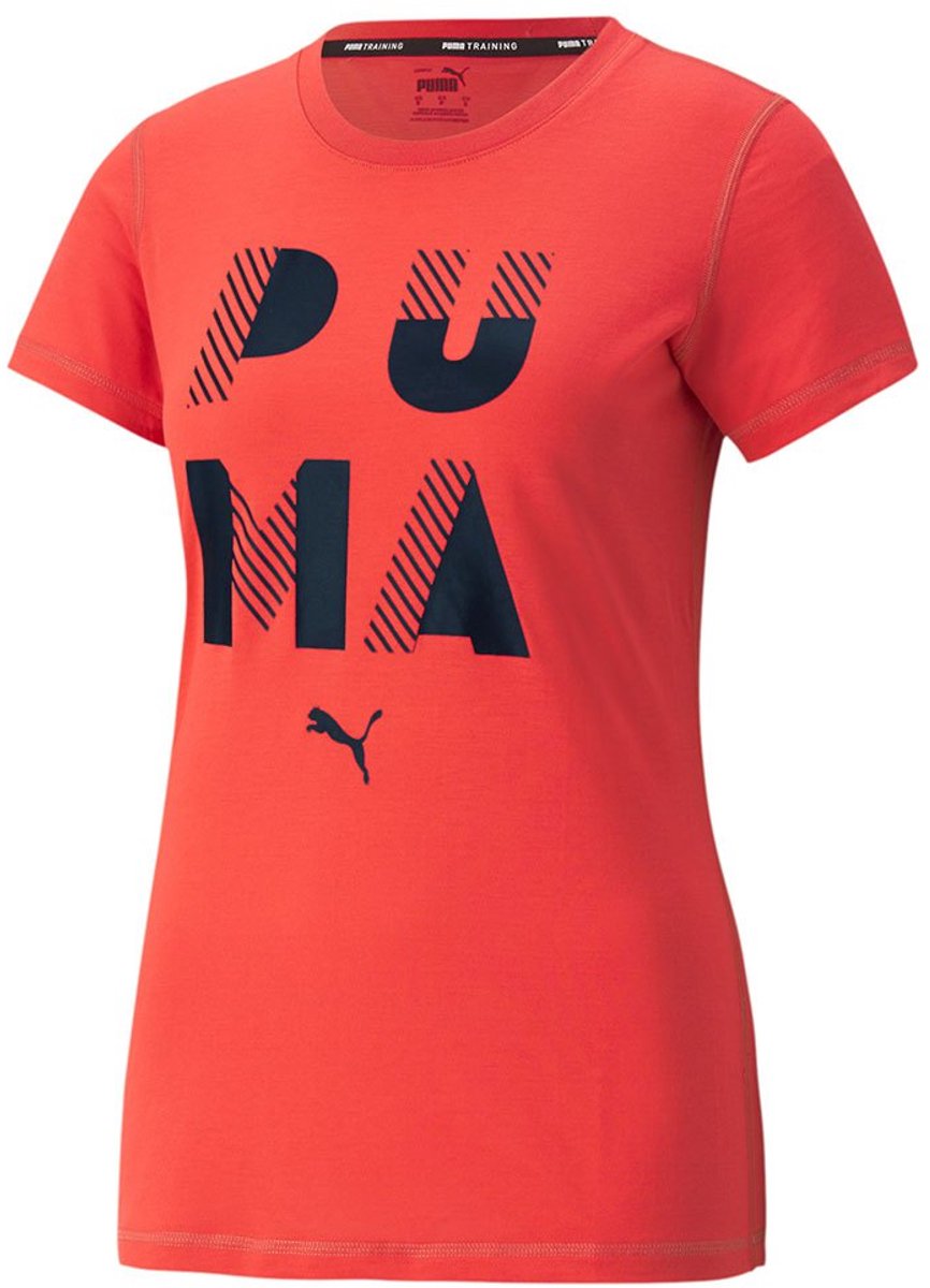 Puma Performance Branded T-shirt Met Korte Mouwen Vrouw Sunblaze