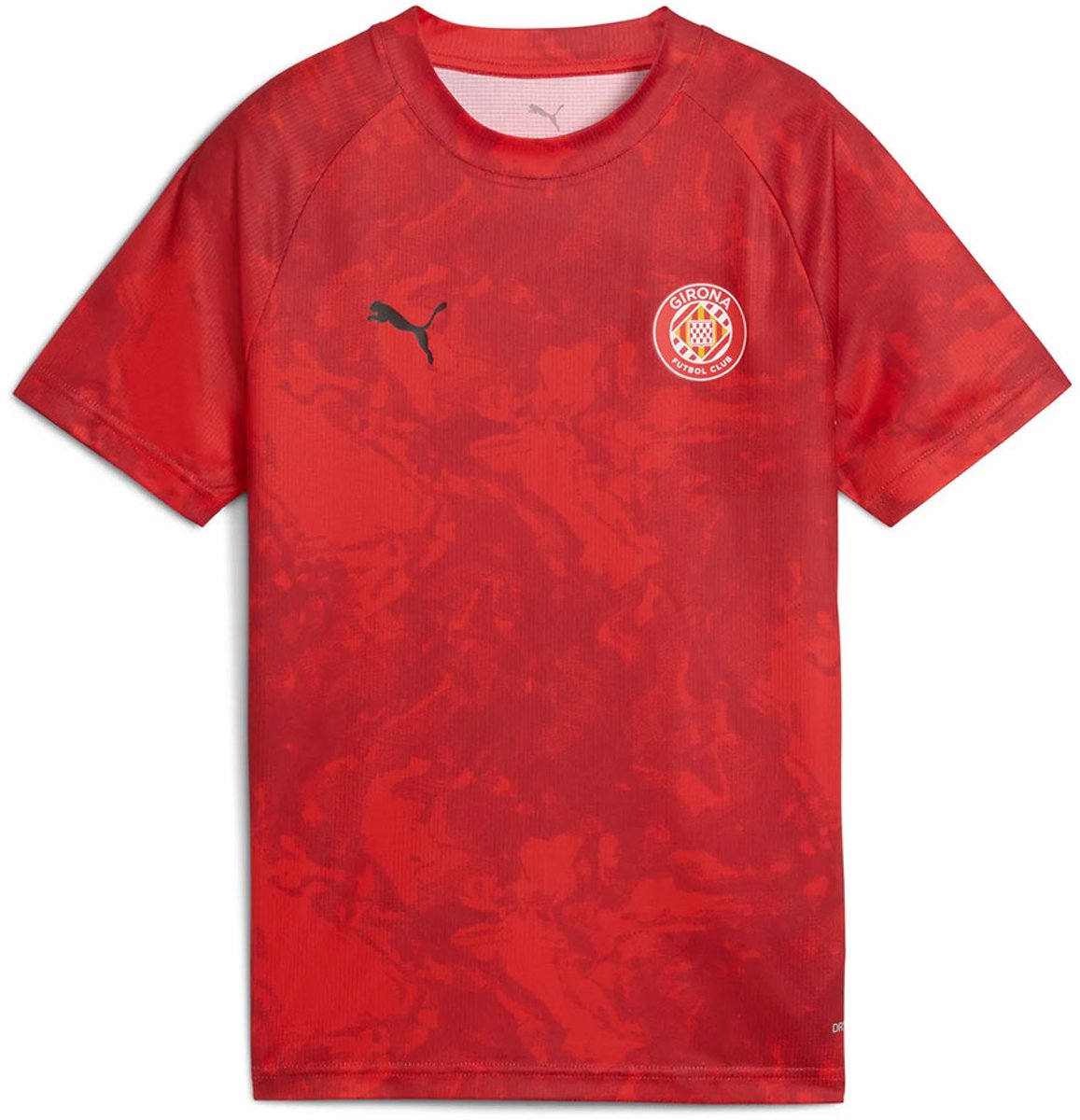 Puma Girona Fc 25/26 Voor De Wedstrijd Korte Mouw T-shirt Junior 11-12 Years Jongens Meisjes Zwart