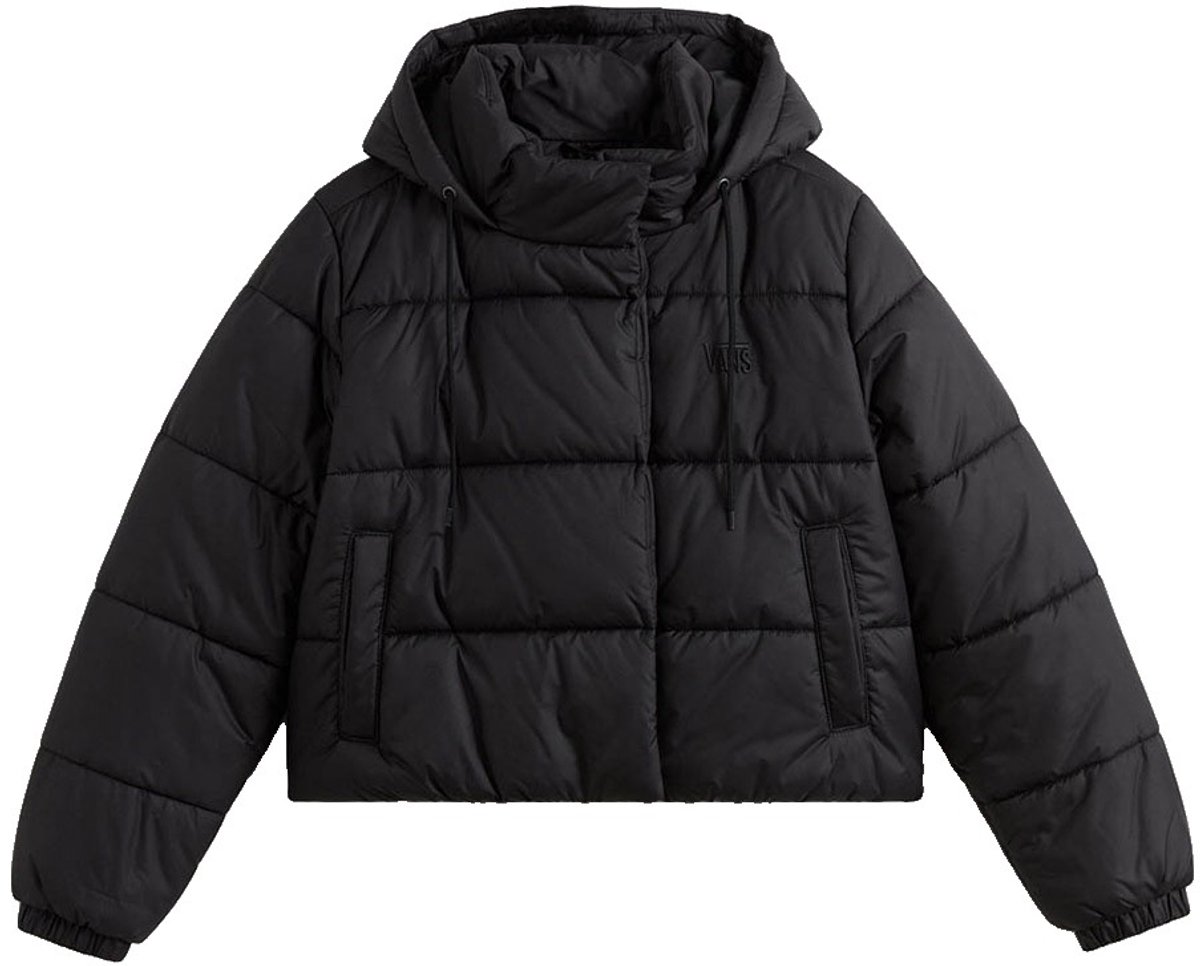 Vans Hillgate Cropped Jas L Vrouw Zwart