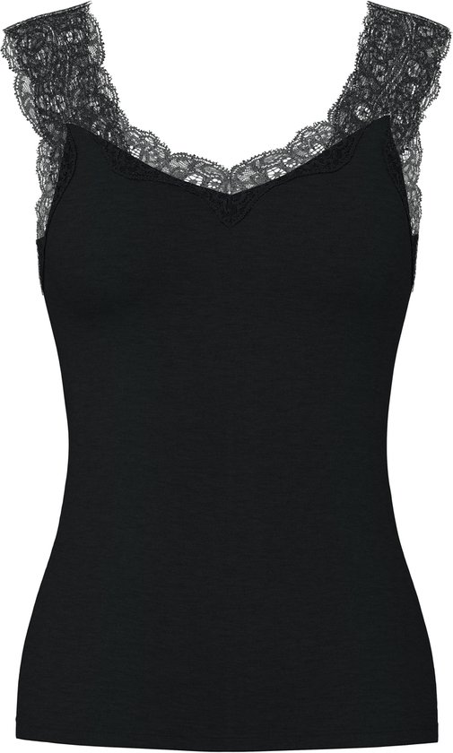 PIECES PCBARBERA LACE TOP NOOS BC Dames Tanktop - Maat S