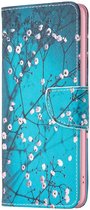 Motorola Edge 40 Hoesje Portemonnee Book Case Blossom Print