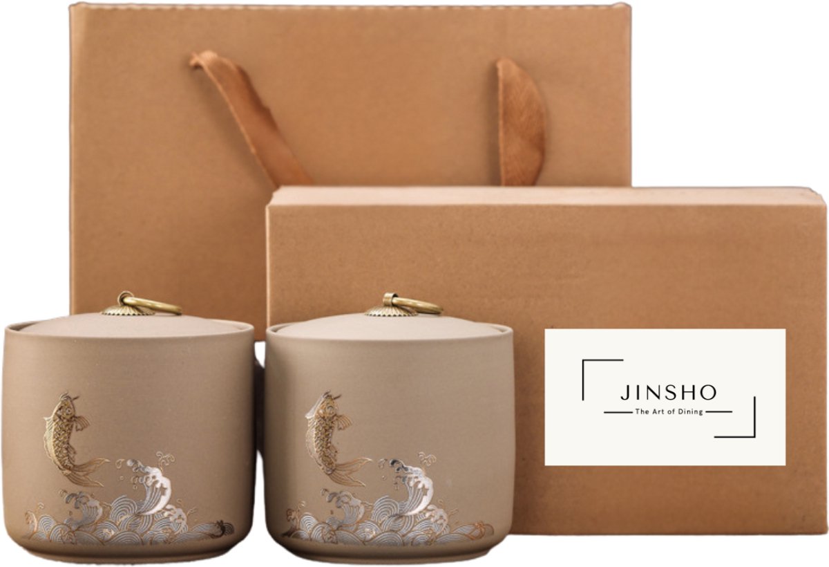 JinSho - Tea Canister Giftpackage Koi - Giftpackage