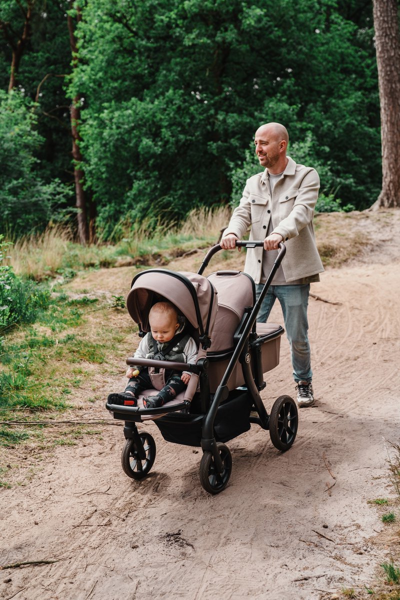Titanium Baby Solid Pollux Duo Kinderwagen - Taupe - afbeelding 2