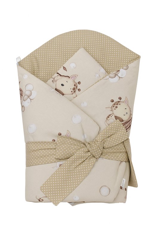 Meyco basic badstof spuugdoek schoudermodel - set van 3 offwhite/taupe