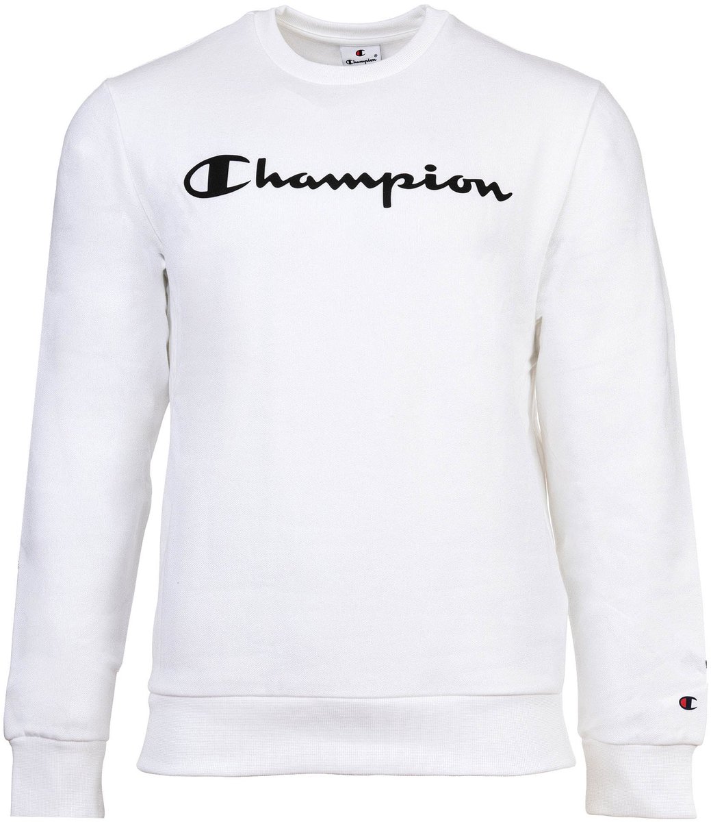 Champion Sweater Crewnneck Sweatshirt Soft Compact Basic Wit