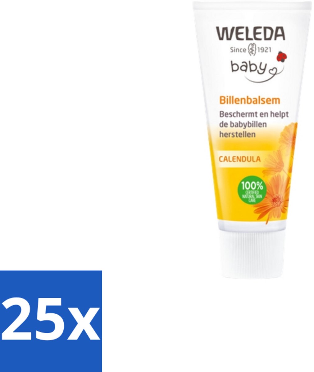 Image of 25 x WELEDA - Billenbalsem - Baby Calendula - 30 ml - Calendula - Zinkoxide - Kamille - Amandelolie