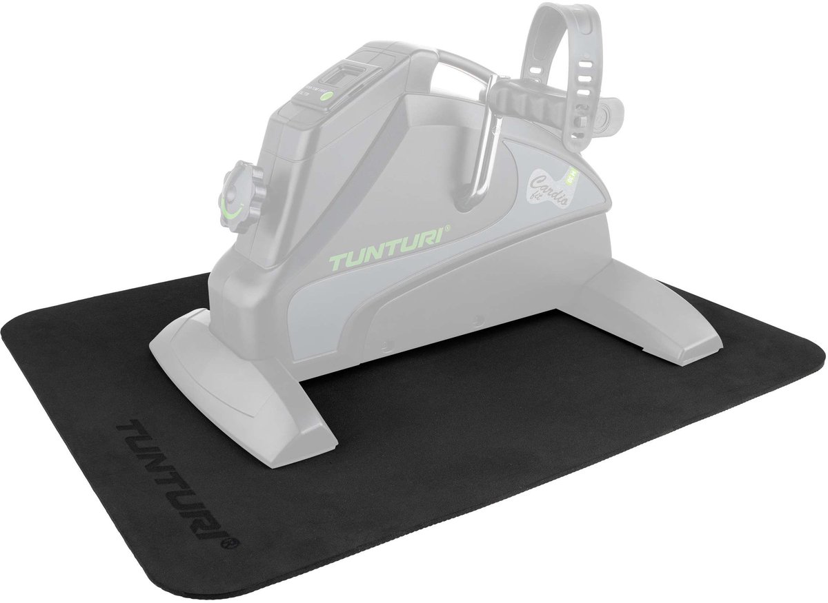 Tunturi Stoelfiets Antislipmat - Vloerbeschermer - Beschermmat - bewegingstrainer mat - vloerprotectiemat 65x52cm