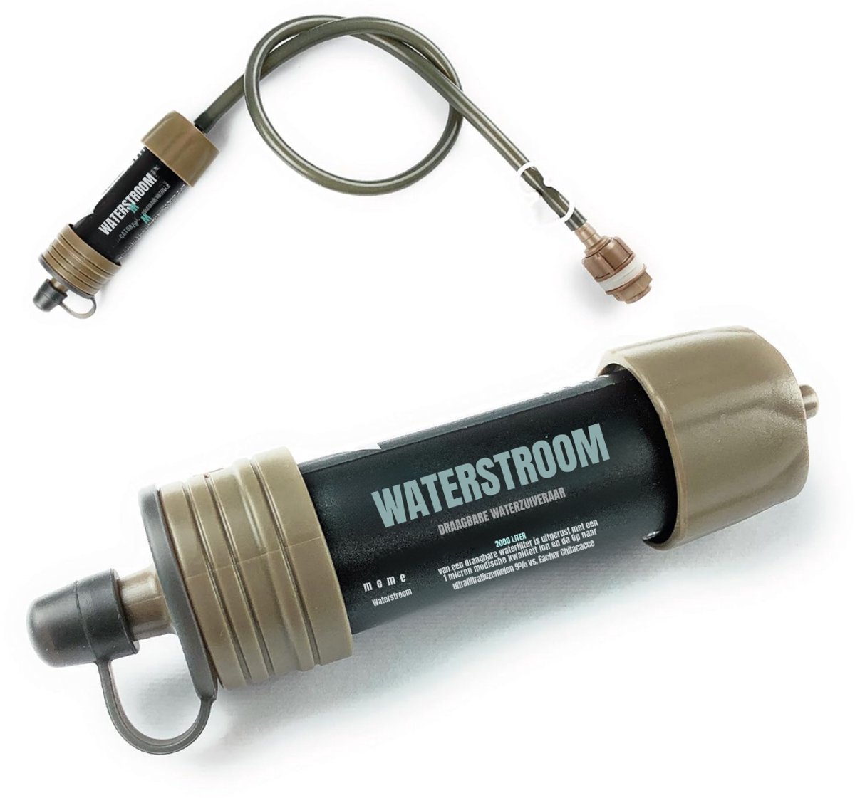 SCH® Waterfilter noodpakket - Waterfilter - Bruin - 11cm x 11cm x 4cm