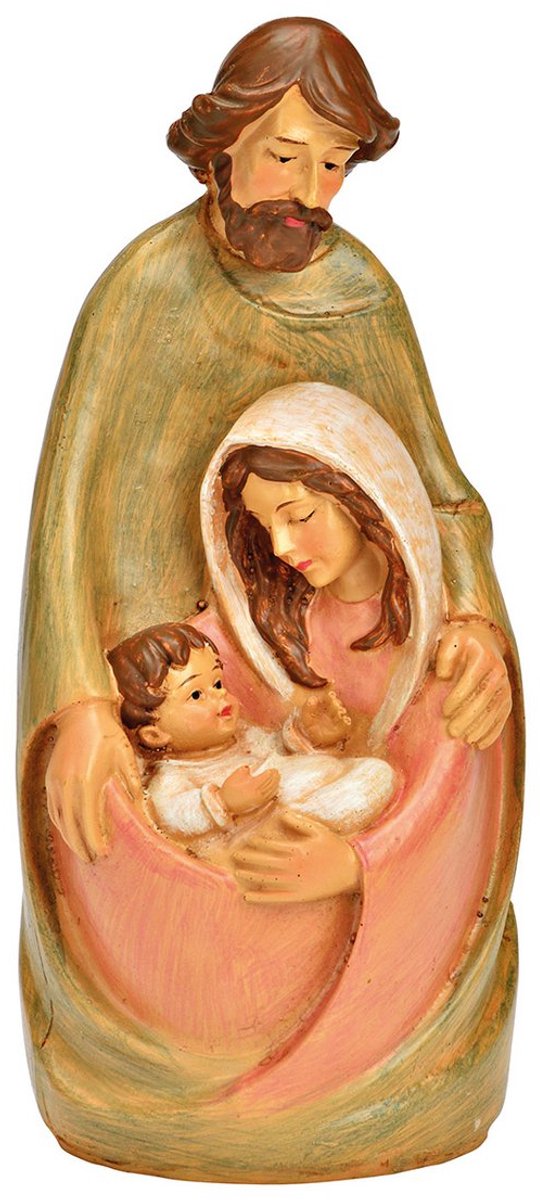 Kerststalfiguur gemaakt van kleurrijk poly (B/H/D) 7x17x8cm/g wurm collectie/kerst/jozef/maria