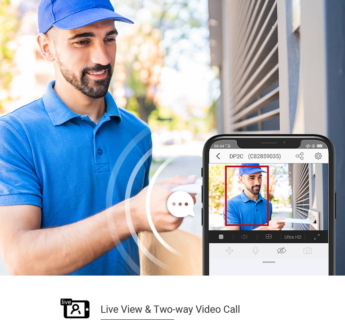 EZVIZ DP2C - Video Deurbel met 4.3" Scherm - 1080p Video, - afbeelding 3