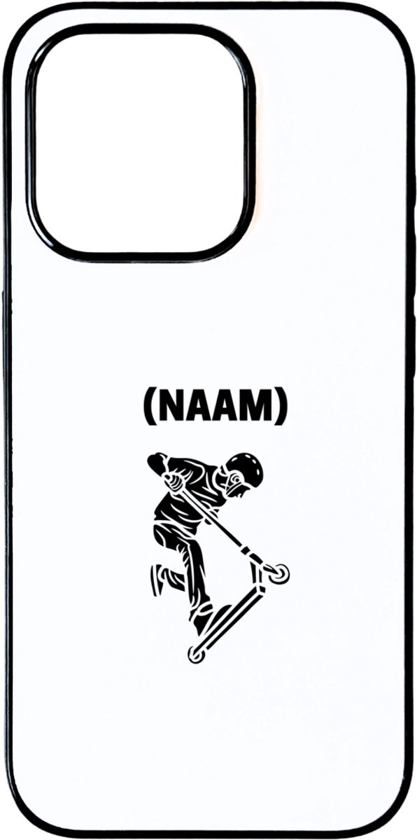 Hacebo® - Step met eigen naam telefoonhoesje - Sport - Skaters - telefoonhoesjes - Skaten - hoesje geschikt voor iPhone 15 Pro