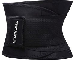 Northwall® Rugbrace Onderrug - Rug Corrector voor Onmiddelijke Pijnbestrijding, Rugondersteuning & Draagcomfort - Postuur Corrector - Rugband Zwart XXL (Taille: 121 - 140 cm)