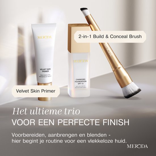 Meroda Changing Foundation - Kleurveranderende Foundation - 30ml