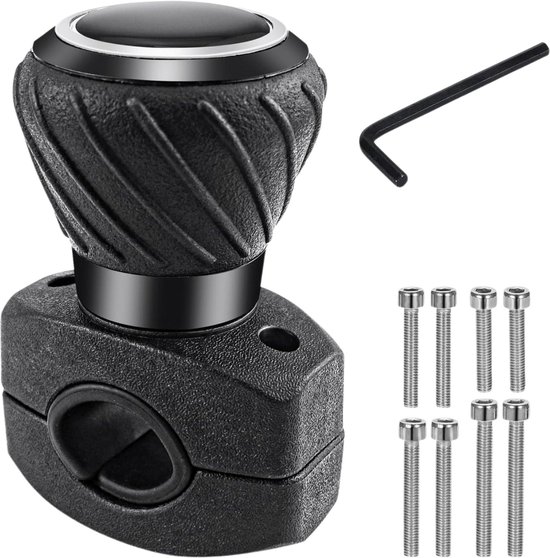 Pommeau de direction Nevolis - Spinner - Pommeau rotatif pour volant de voiture, camion, tracteur et chariot élévateur - Assistance à la direction pour des manœuvres faciles et sûres