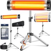 KESSER staande warmtestraler, infrarood, inclusief beschermhoes