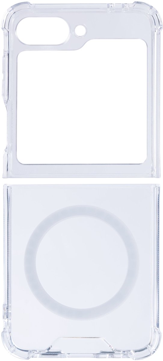 Rixus Anti-Burst Case With MagSafe For Samsung Galaxy Z Flip6 Transparent