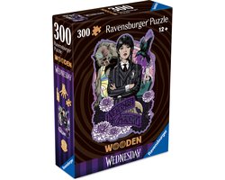 Ravensburger - Wednesday (Netflix Serie) - Painting on Wood - Houten Legpuzzel - 300 Stukjes