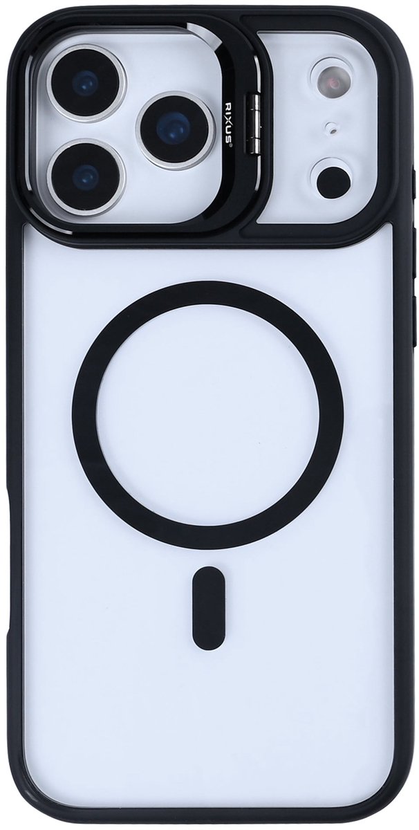 Rixus Classic 03 Case With MagSafe For Apple iPhone 17 Pro Max Black