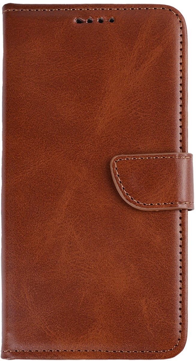 Rixus Bookcase For Apple iPhone 16e, 17e Brown