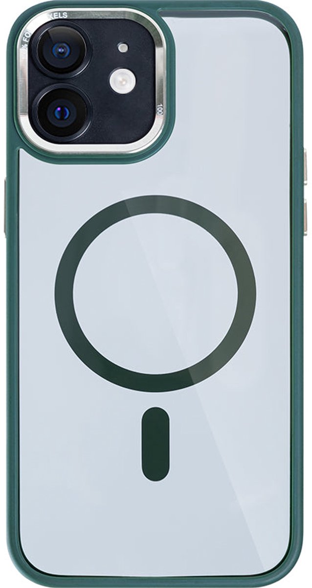 Rixus Classic 04 Case With MagSafe For iPhone 12 Dark Green