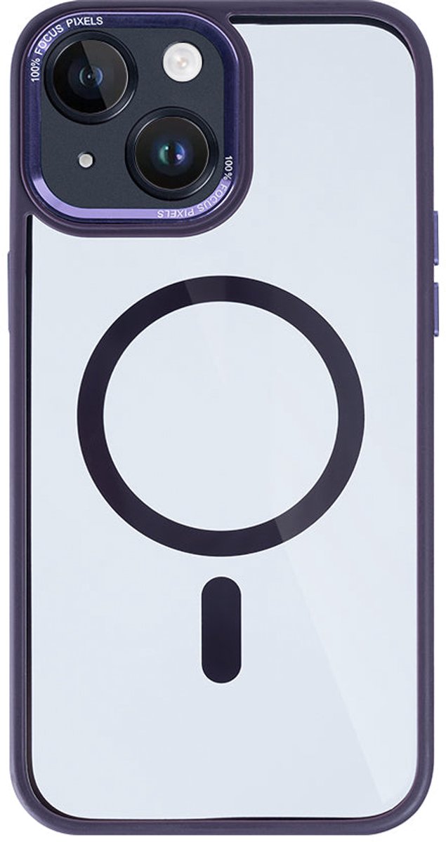Rixus Classic 04 Case With MagSafe For iPhone 14 Plus Purple