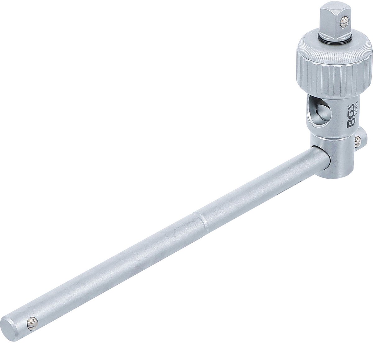 BGS Dopsleuteladapter met ratelfunctie - met schuifgreep - 1/2