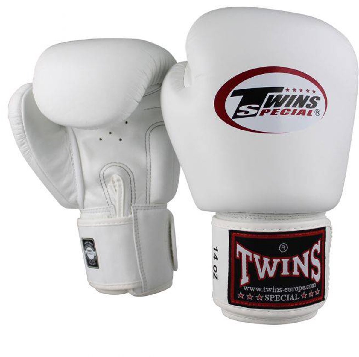 Twins Special BGN Bokshandschoenen - Echt Leer - Wit 10 oz
