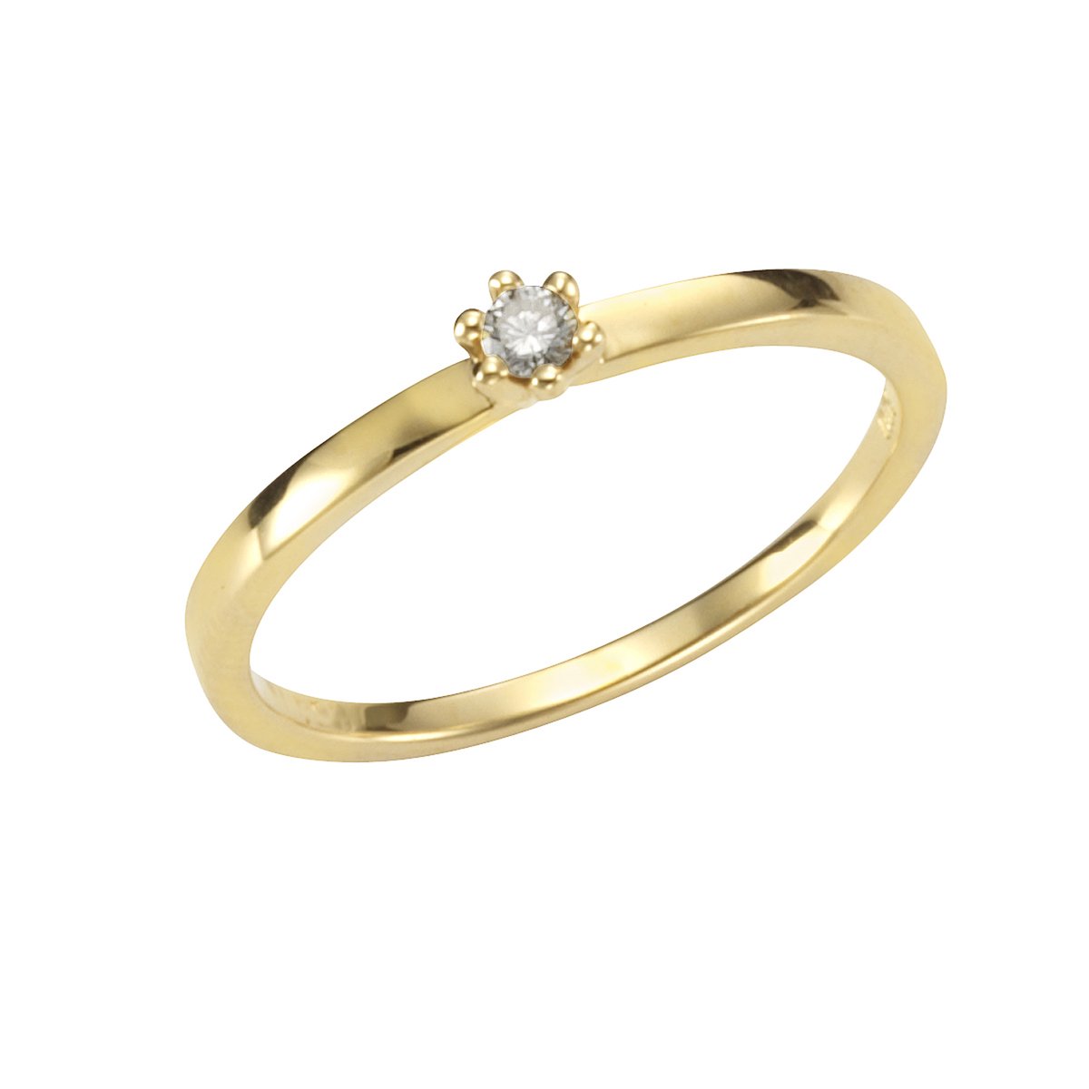 Orolino Ring Gold 750 mit Brillant 0,05ct.