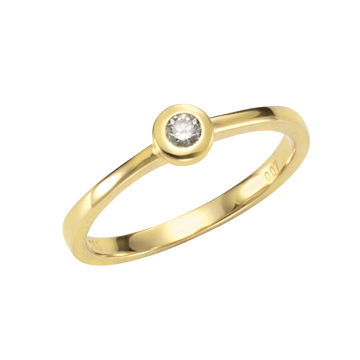 Orolino Ring Gold 750 mit Brillant 0,07ct.