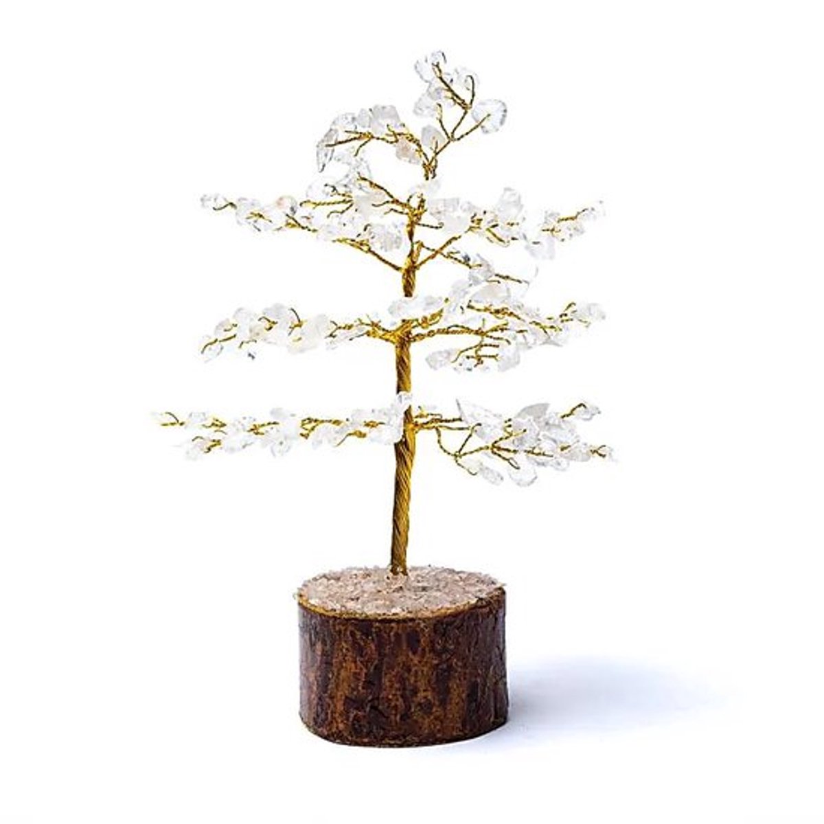 S4H- Bergkristal boompje 18cm hoog