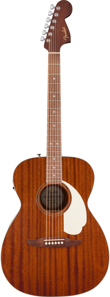 Fender California Standard Monterey E Natural Sapele - Akoestische gitaar