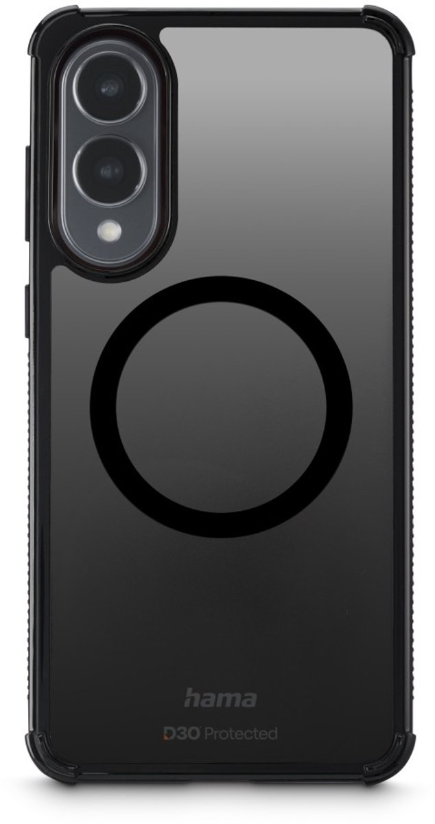 Hama hoesje geschikt voor Galaxy S25 Edge - Extreme Protect magnetisch - Zwart