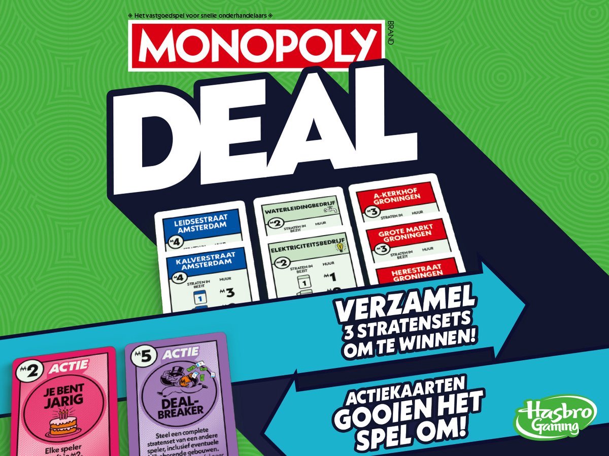 Monopoly Deal Kaartspel - Nederlandse Editie — afbeelding 12