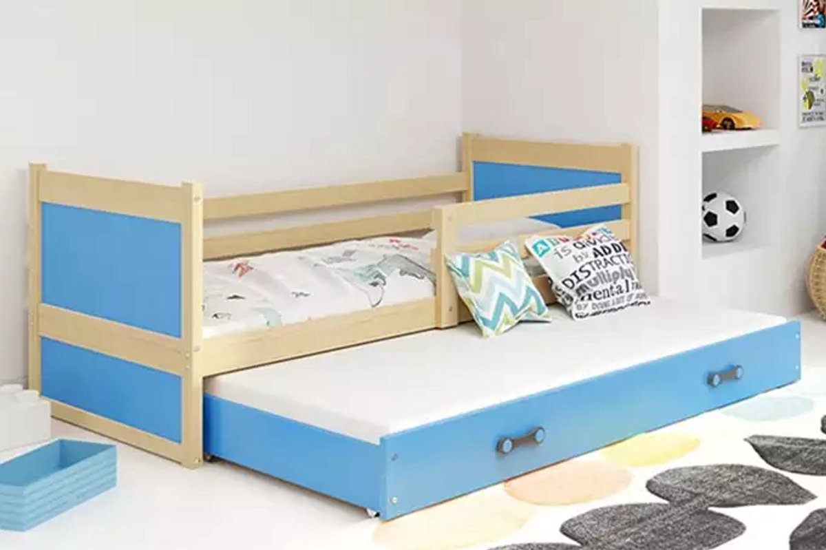 BMS - Jeugdbed - Voorkeurs Configuratie - Pine/Blauw