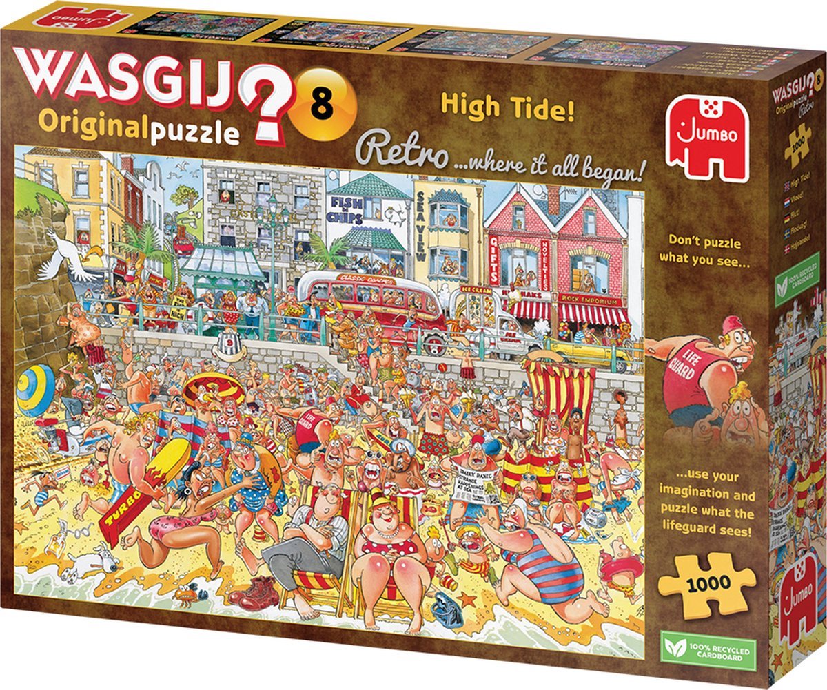 Wasgij Retro Original 8 - Vloed! - Puzzel - 1000 stukjes — afbeelding 6