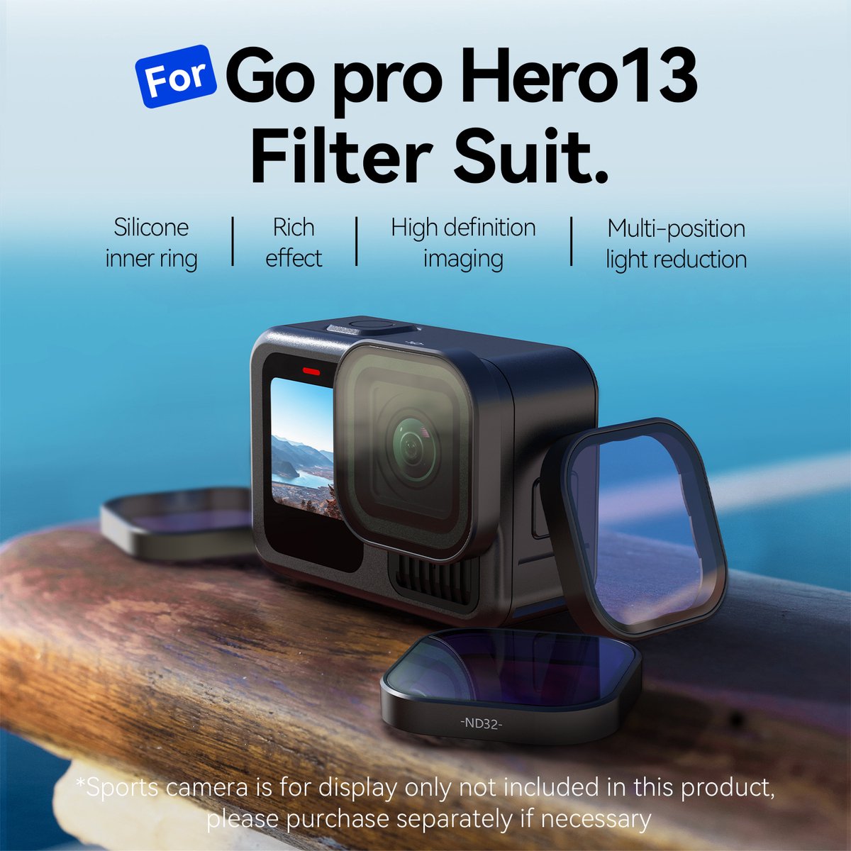 Telesin CPL Lens Filter voor GoPro Hero 13 thumbnail 5