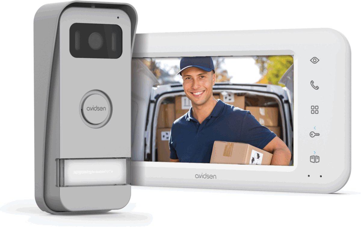 Avidsen Elia Smart 2 Wifi Intercom met Camera - Bedraad