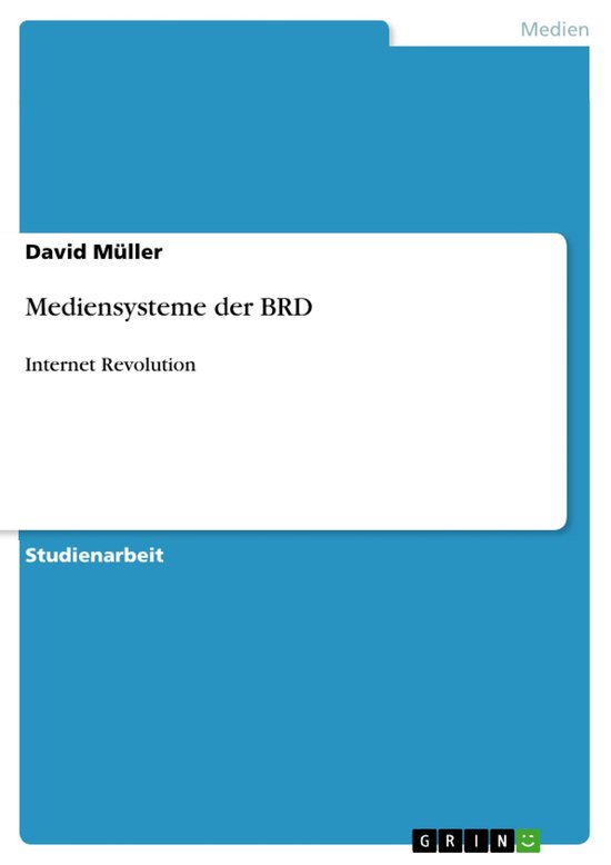 Mediensysteme der BRD - cover