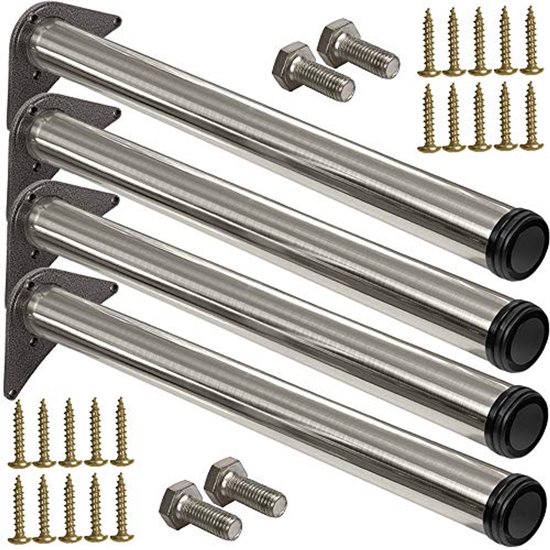 SCHULTE Verstelbare voetjes Profi 42x28 mm zwart, 2 stuks kopen