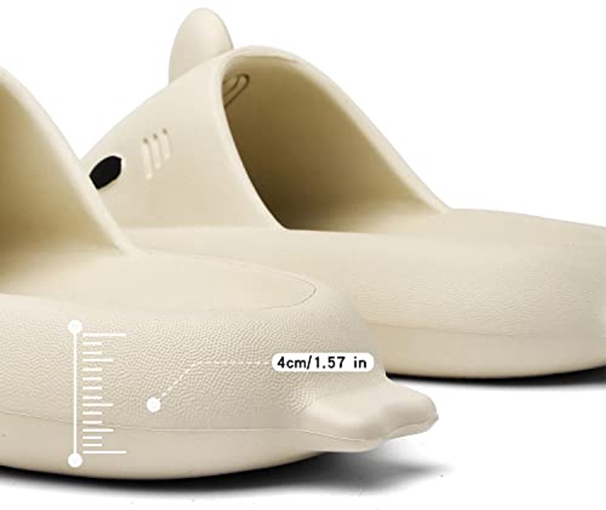 Haaienslippers voor Dames en Heren - Antislip Zomer Slippers met Gewatteerde Zool