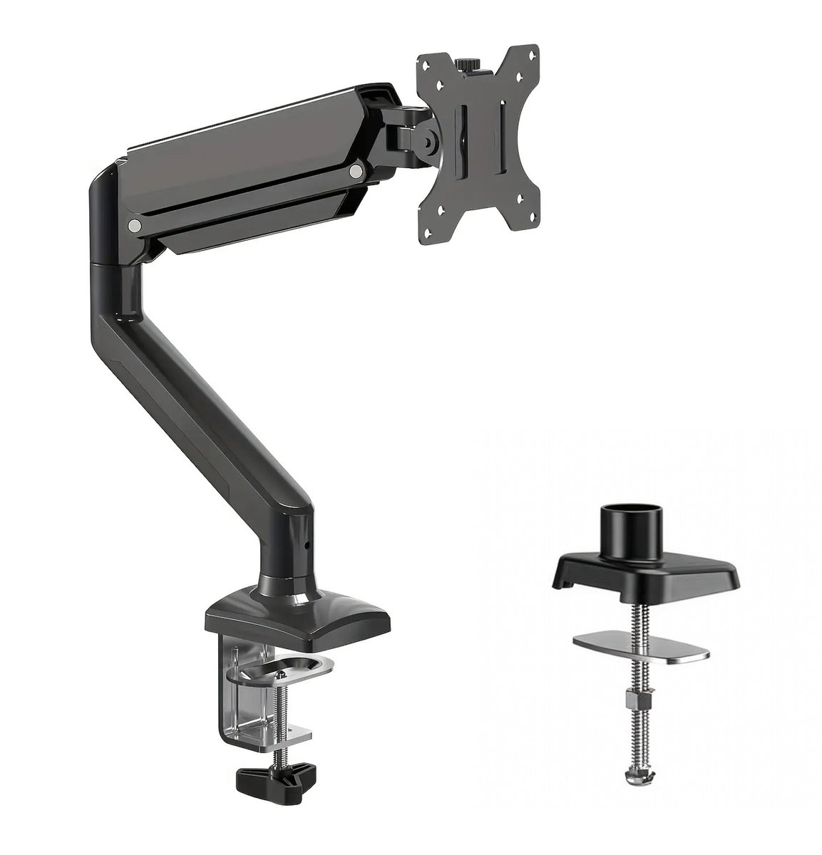 VanDijck Monitor Arm - 1 Scherm - Gasveer - 13-34 Inch - Zwart