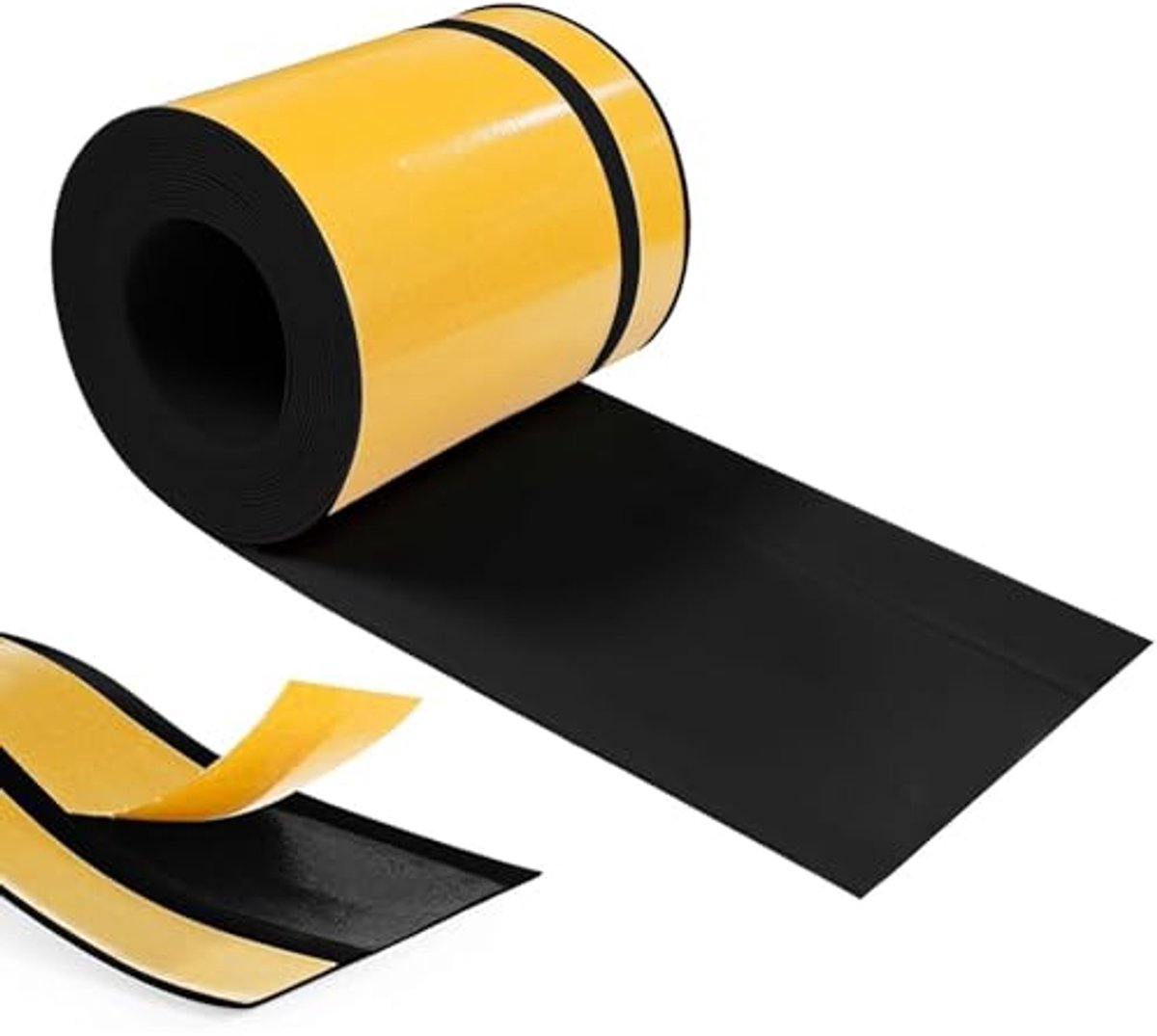Zelfklevende PVC Plint - Schimmelvrij en Waterdicht, 70mm x 20mm x 6m, Flexibel en Eenvoudige Installatie voor Keuken en Badkamer