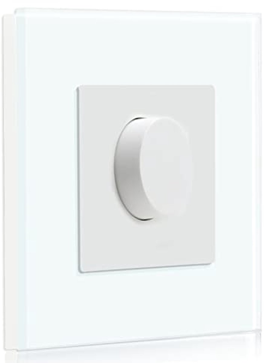 Dimmer Schakelaar met Draaiknop 500W Onderputz LED-Dimmschakelaar voor Dimbare Lampen